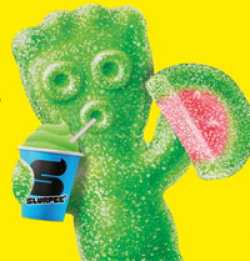 Sour Patch Kids Watermelon Slurpee Sweeps prize ilustration