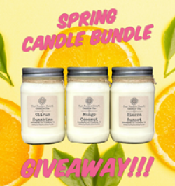Spring Candle Bundle Giveaway prize ilustration