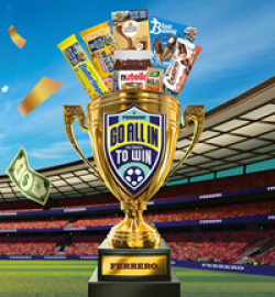 The Ferrero Go All In Promotion prize ilustration