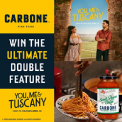 You Me And Tuscany Sweepstakes prize ilustration