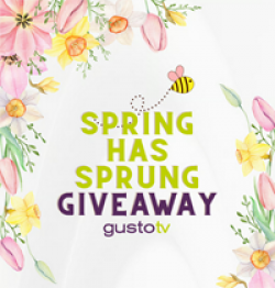 Gusto TV Spring Has Sprung Sweepstakes prize ilustration