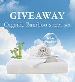 Puredown Organic Sheet Set Giveaway prize ilustration