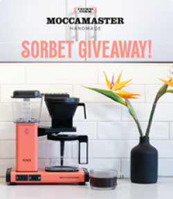 Moccamaster Sorbet Coffee Maker Giveaway prize ilustration