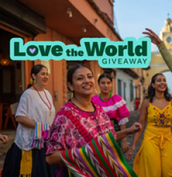 G Adventures Love the World Giveaway prize ilustration