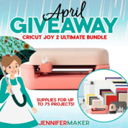 Jennifer Maker April Giveaway prize ilustration