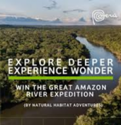 Peru Explore Wonder Sweepstakes prize ilustration