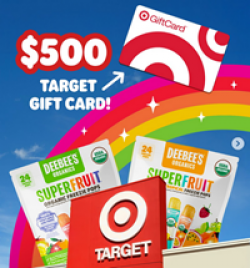 Deebees Organics x Target Sweepstakes prize ilustration