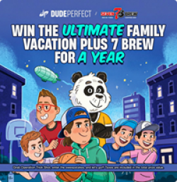 Dude Perfect Operation Trick Shot Sweepstakes prize ilustration