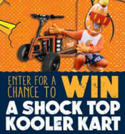 Shock Top Kooler Kart Sweepstakes prize ilustration