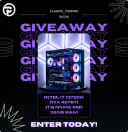 Faide x Paradox Customs $2,100 PC Giveaway prize ilustration