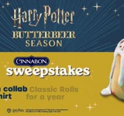 Cinnabon x Harry Potter Sweepstakes prize ilustration