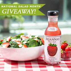 Briannas National Salad Month Sweepstakes prize ilustration