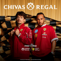 Chivas Regal Ferrari Race Day Sweepstakes prize ilustration
