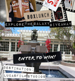 BoxLunch Explore the Galaxy Sweepstakes prize ilustration