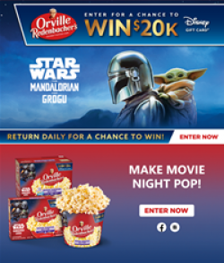 The Orville Redenbacher Sweepstakes sweepstake