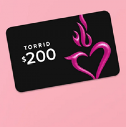 Torrid 25th Anniversary Sweepstakes prize ilustration