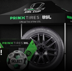 Prinx Tires USL Cup Game Day Kit Sweepstakes prize illustration