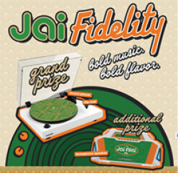 Jai Fidelity Music Sweepstakes prize ilustration