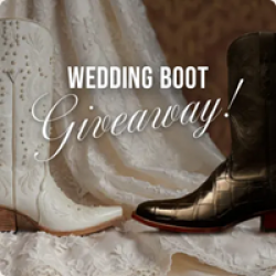 Ariat Wedding Boots Giveaway prize ilustration