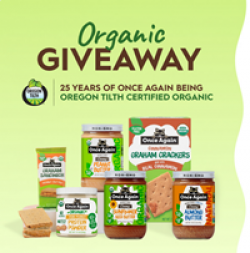 Once Again Organic Giveaway prize ilustration