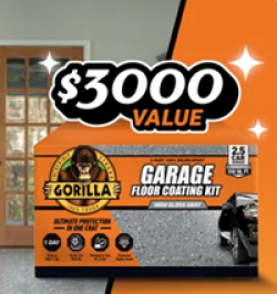 Gorilla Dream Garage Makeover Giveaway prize ilustration