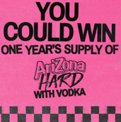 Arizona Hard Vodka Sweepstakes prize ilustration