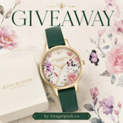 Olivia Burton Floral Watch Giveaway prize ilustration