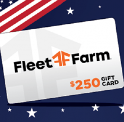 Fleet Farm 250th Celebration Sweepstakes prize ilustration