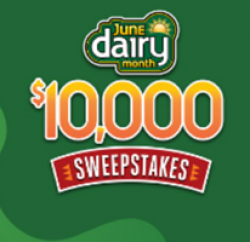 June Dairy Month $10,000 Sweepstakes sweepstake