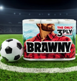 Brawny Goal Time Sweepstakes prize ilustration