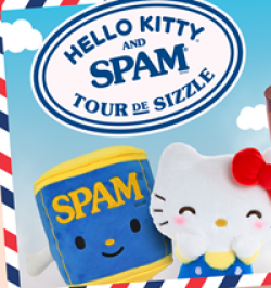 Hello Kitty x SPAM Tour de Sizzle Sweepstakes prize ilustration
