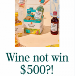 Sutter Home $500 Giveaway prize ilustration