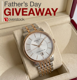 Overstock Fathers Day Sweepstakes prize ilustration