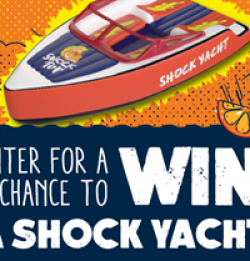 Shock Top Inflatable Yacht Sweepstakes prize ilustration