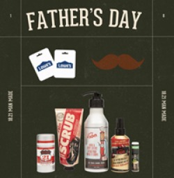 18.21 Man Made Fathers Day Sweepstakes prize ilustration