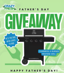 Crazy Fresh Charbroil Grill Giveaway prize ilustration