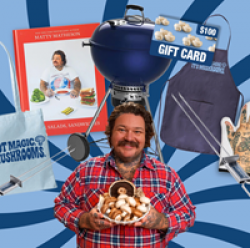 National Mushroom Month Sweepstakes prize ilustration