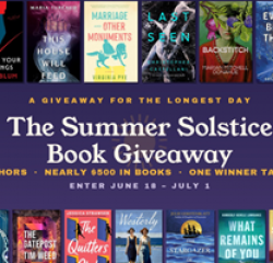Summer Solstice Book Giveaway prize ilustration