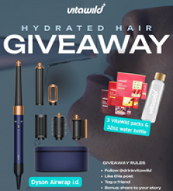 VitaWild Hair Hydration Giveaway prize ilustration