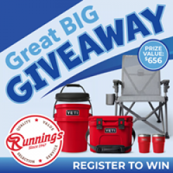 Runnings July 2026 Giveaway prize ilustration