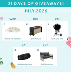 BHG Big Summer Giveaway prize ilustration