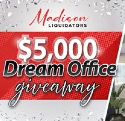 Madison Liquidators Dream Office Giveaway prize ilustration