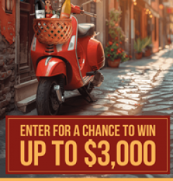 Perfect Your Pizza Sweepstakes prize ilustration