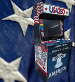 Retro-Cade Arcade Cabinet Giveaway prize ilustration