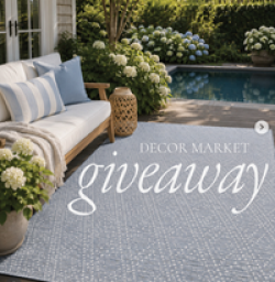 Decor Market Area Rug Giveaway prize ilustration