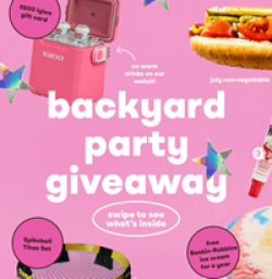 Baskin-Robbins Backyard Party Giveaway prize ilustration