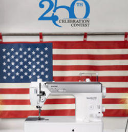 Janome 250th Celebration Sweepstakes prize ilustration
